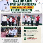 BAZNAS Babel Salurkan Bantuan Pendidikan Senilai Rp100 Juta untuk 200 Siswa di Belitung dan Belitung Timur